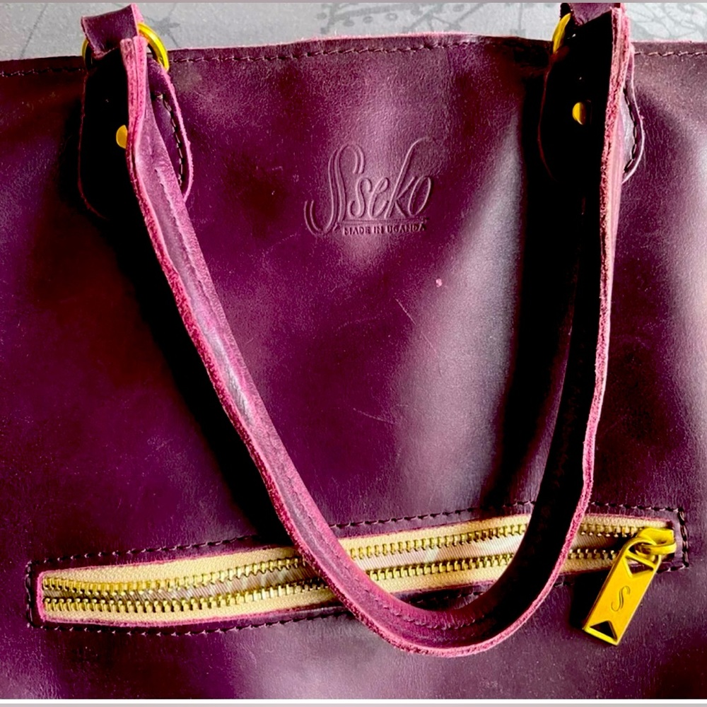 Sseko convertible tote and matching wallet